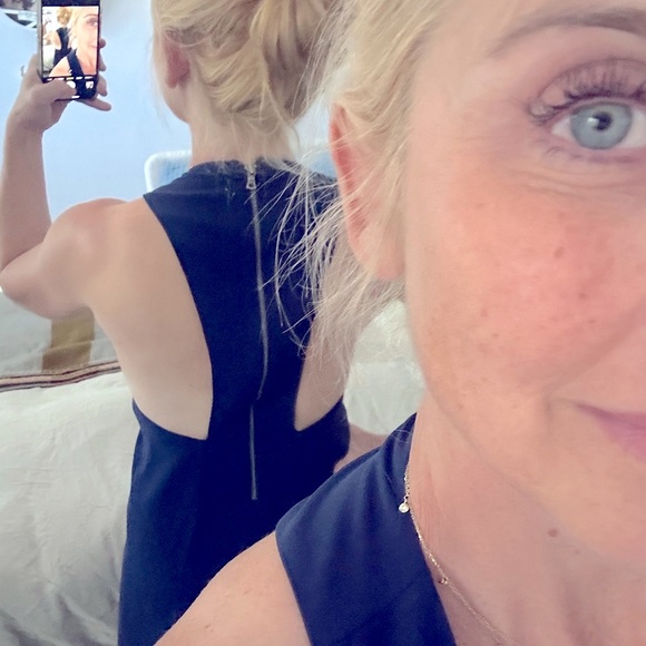 Alice + Olivia Navy Blue Dress - Picture 4 of 7